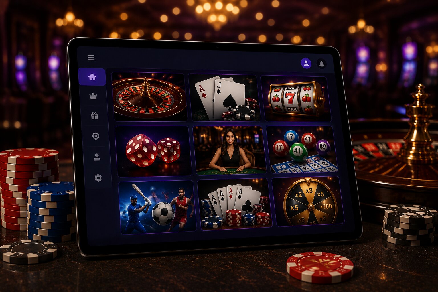 Lotus365 Casino game selection